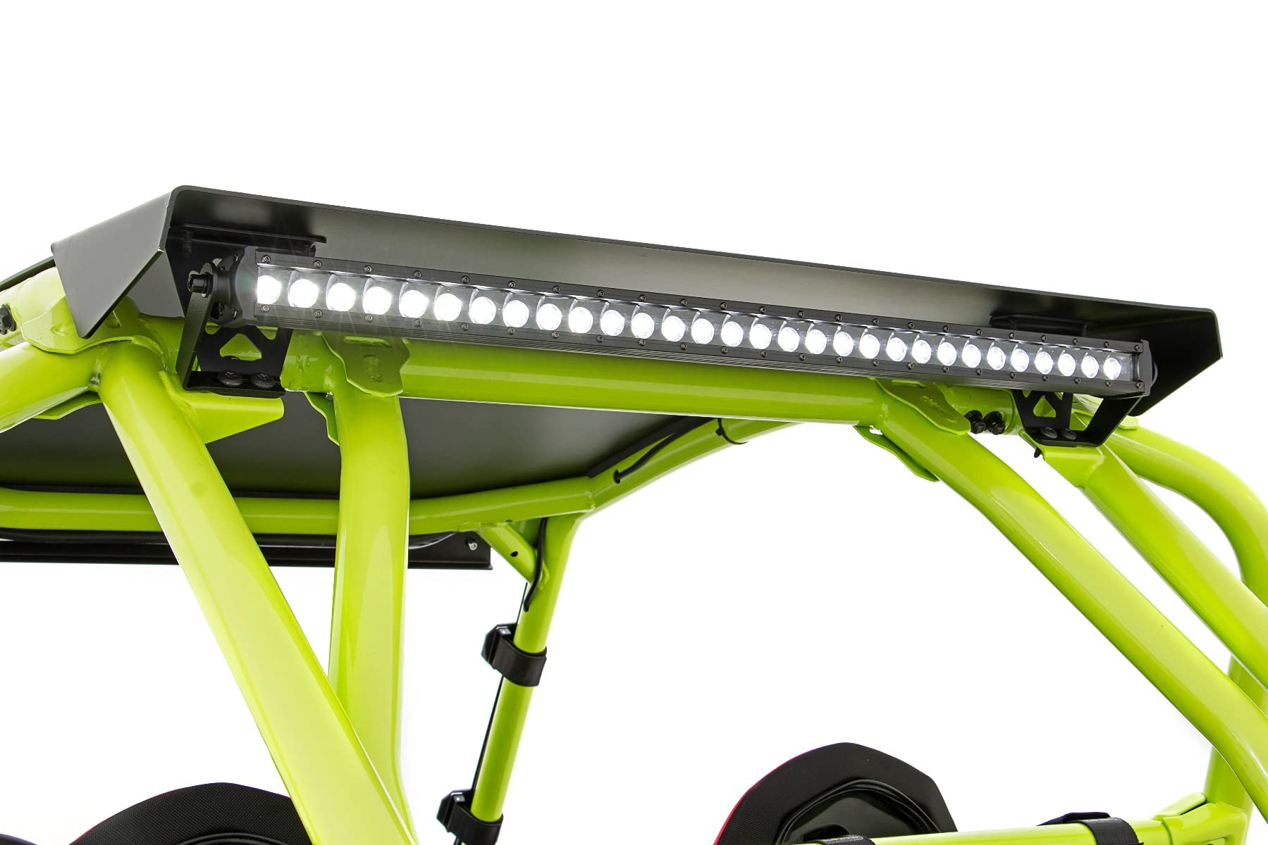 30" Rough Country Rear-Facing Curved LED Light Bar Kit for Polaris RZR XP Turbo S - 150W, 12,000 Lumens, Off-Road UTV Lighting, Spot Beam for Trail & Utility Use