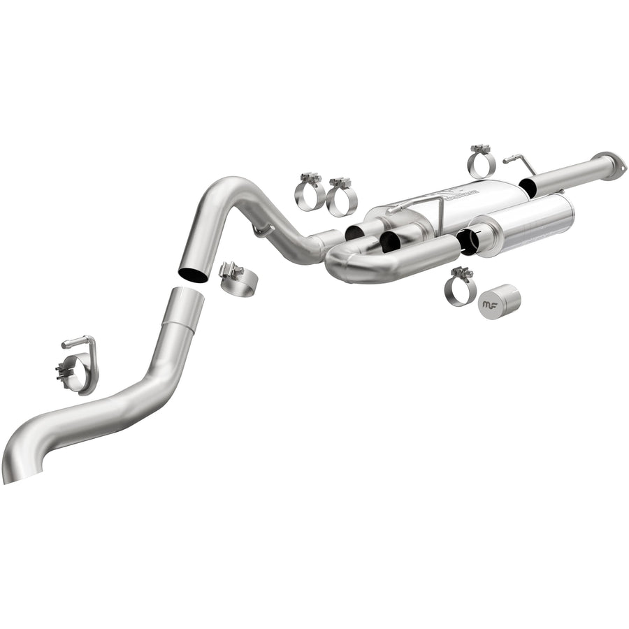 MagnaFlow Exhaust Performance System 19583: Cat-Back, Overland Series, For 2016-2023 Toyota Tacoma, Single Passenger Side Rear Exit Style