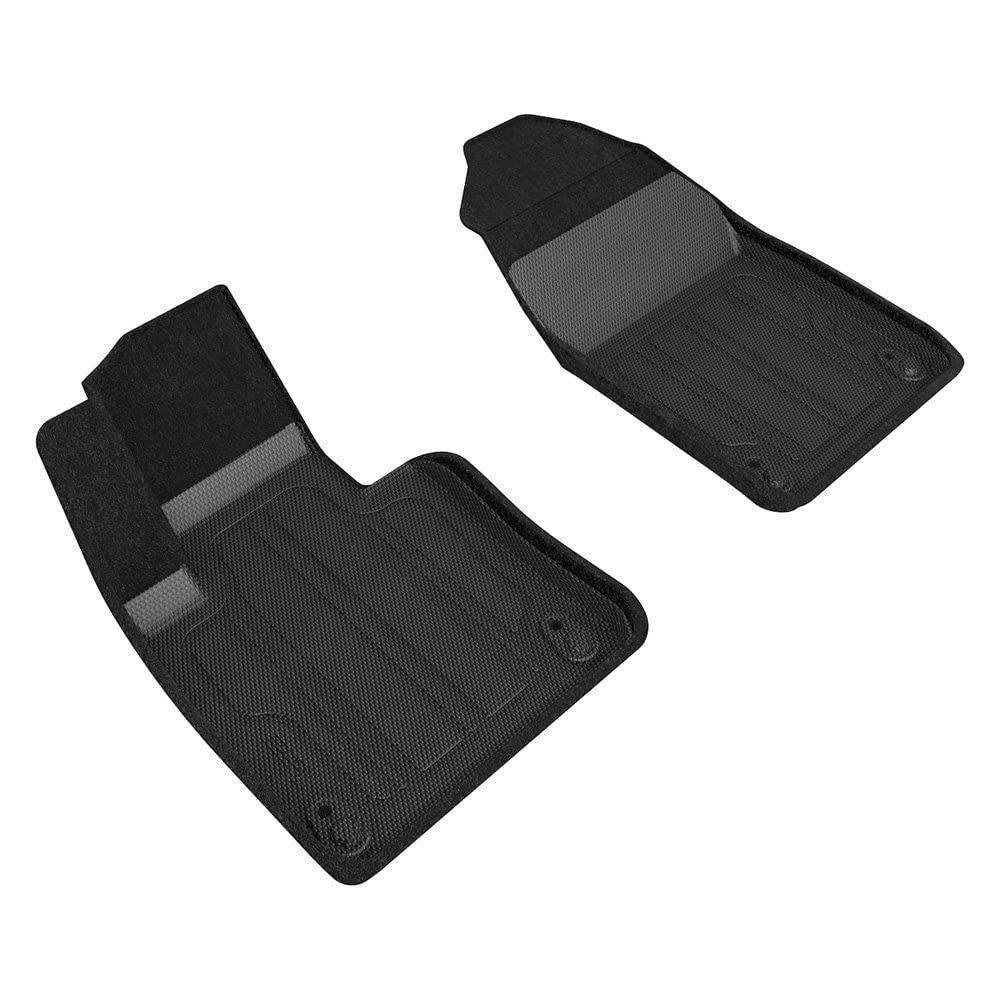 18-21 Volvo XC60 3D MAXpider Elegant Hybrid 1st Row Floormat - Black (SLVV02514709)