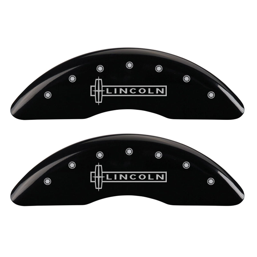 Caliper Covers MGP 36010Slc1Bk: Black, Lincoln/Star Logo, 4 Pack