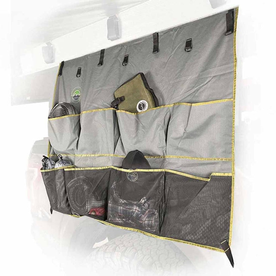 Tent & Awning Organizer Overland Vehicle Systems 18089911 | 600D Rip Stop Material | 8 Storage Pouches | Length 47” Height 39” | Easy Setup/Takedown