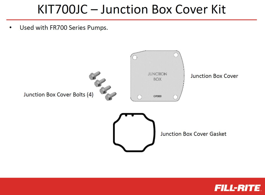 KIT700JC Fill-Rite Kit, Junction Box Cover 700 Series