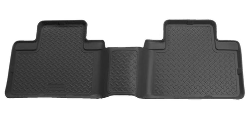 Husky Liners Series Classic Style | 2005 - 2021 Nissan Frontier Crew Cab, 2009 - 2012 Suzuki Equator Crew Cab | 2nd Seat Floor Liner, Black | 66291