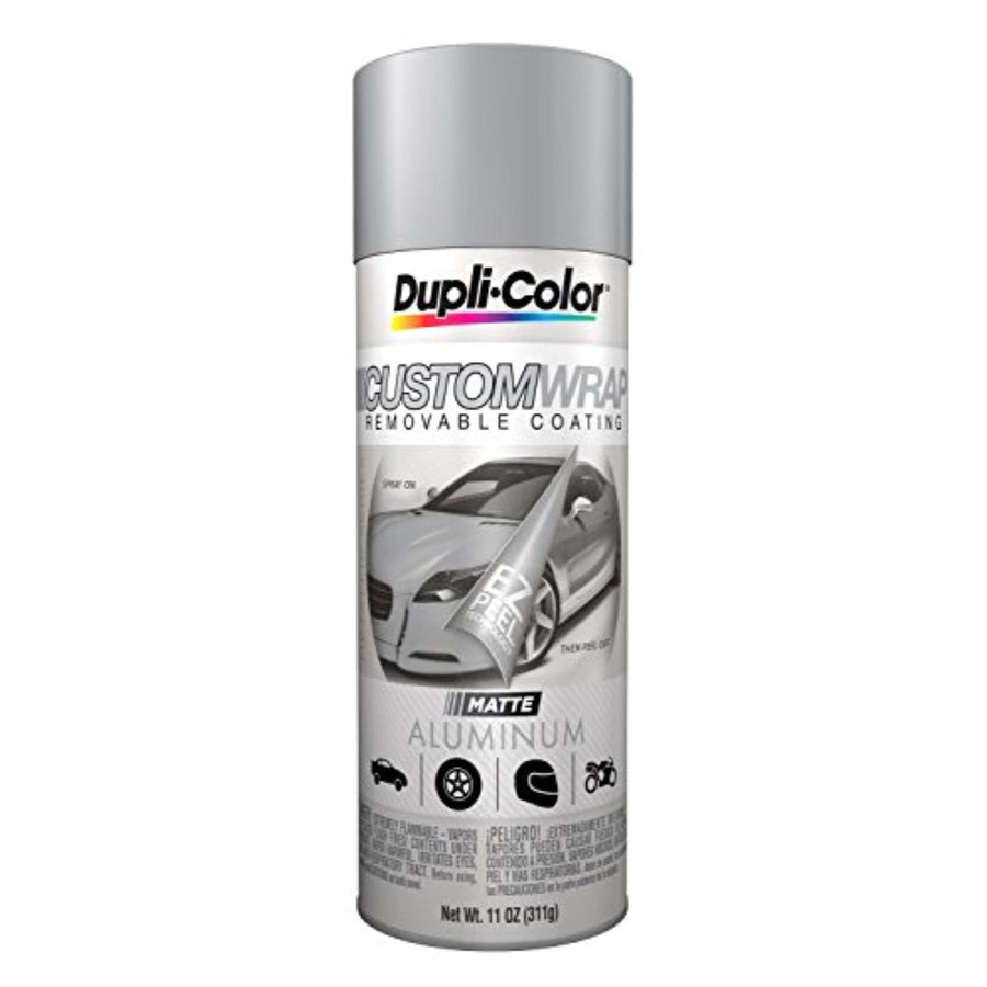 Dupli-Color Custom Wrap Removable Metallic Coating, Aluminum, ECWRC8310 11 oz.