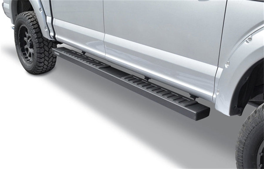 Go Rhino 6" Sidesteps & OE Xtreme II Brackets | Galvanized Steel, Textured Black | 6862439987T | Fits 2015-2018 Ram 1500 Crew Cab Pickup; 2019-2023 Ram 1500 Classic Crew Cab Pickup
