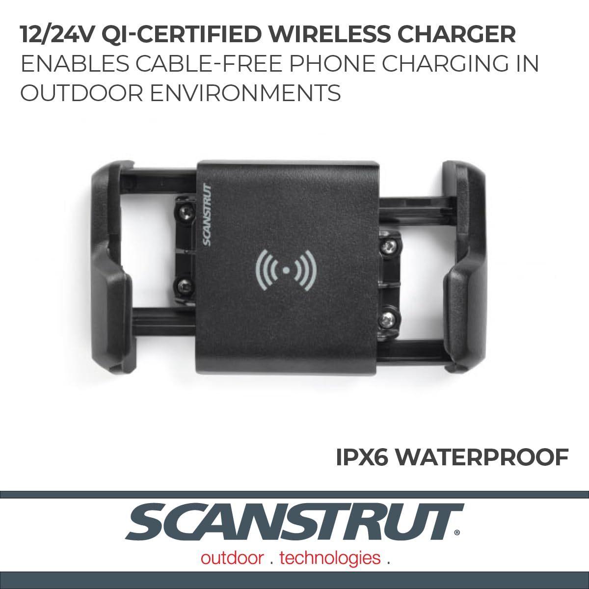 Nano ROKK Wireless - 10W Waterproof Wireless Compact Phone Charging Mount 12/24V Available Q1 2023