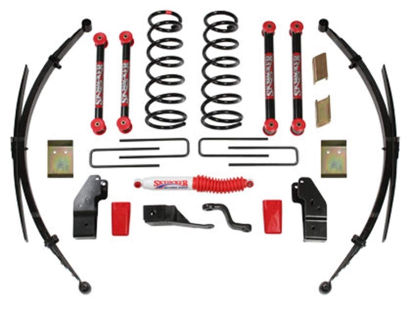 Skyjacker Lift Components D4512KS - Skyjacker 4WD Suspension Lift Kits Suspension Lift - 4WD - 4.0-4.5 in. Front - Leveled Rear - Dodge - Ram 2500 - 3500 Pickup - Diesel - 8.0L V10 - Kit