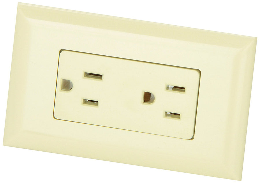 Valterra Diamond Group Ivory WDR15IV 15 Amp Decor Speed Box Receptacle, Off-White