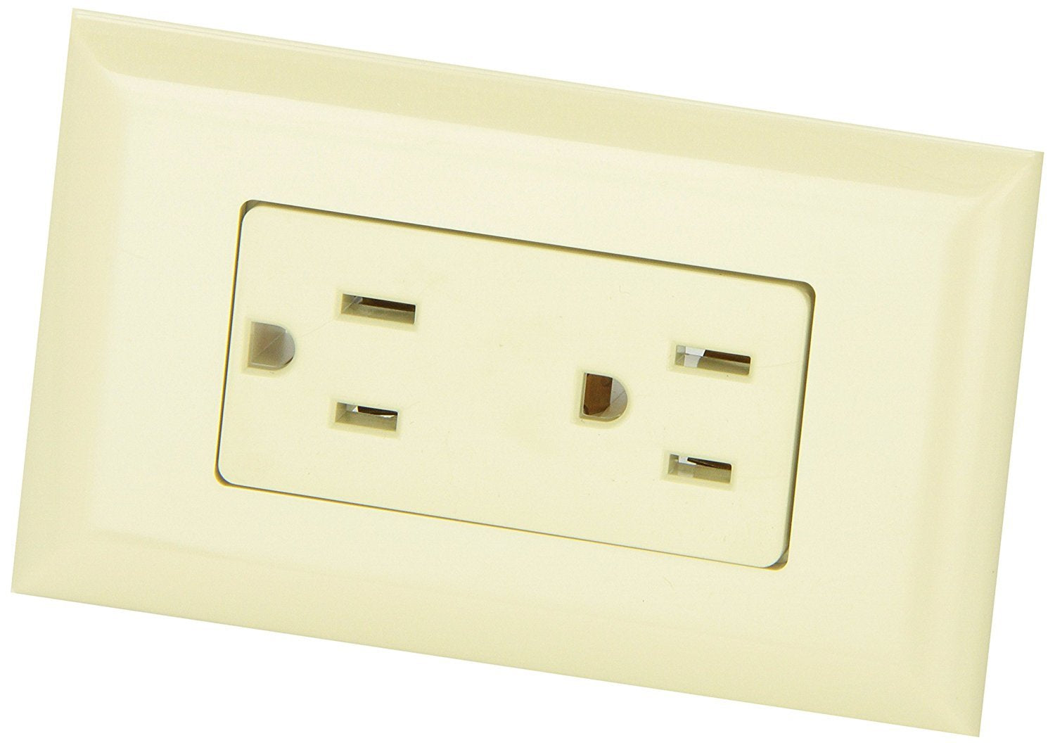 Valterra Diamond Group Ivory WDR15IV 15 Amp Decor Speed Box Receptacle, Off-White