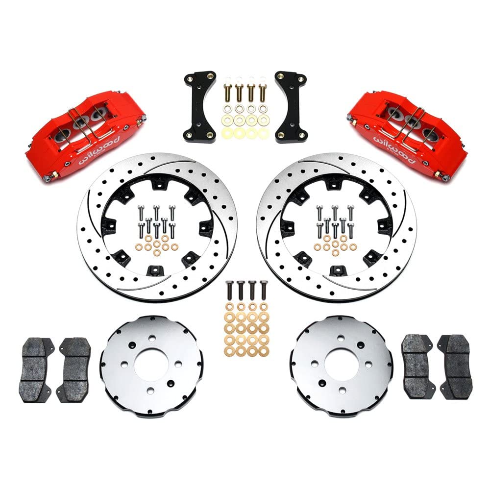 Red DP6A Front Hat Kit,12.19", Drilled