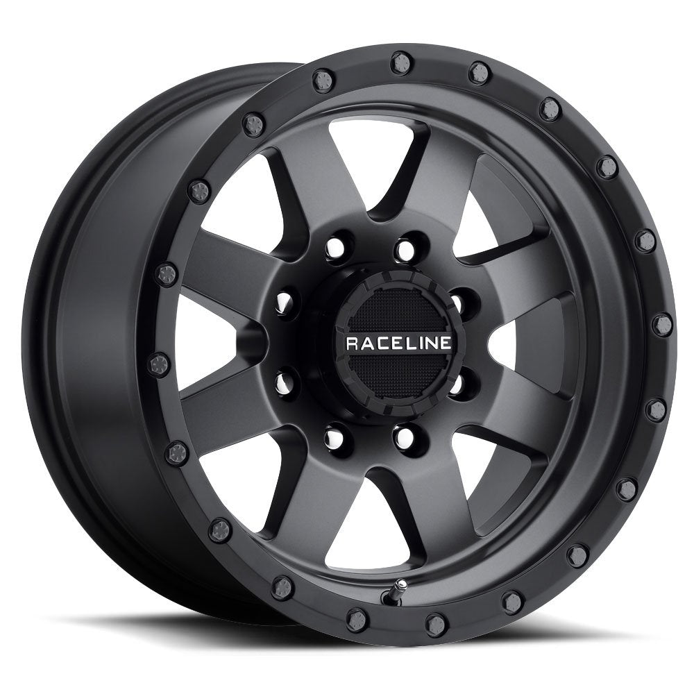Defender Wheels Raceline 935 Satin Gunmetal Wheel (17 x 9. inches /5 x 127 mm, 0 mm Offset)
