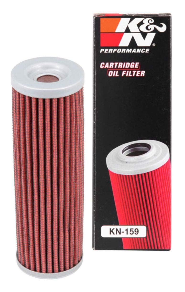 K&N Oil Filter Motorcycle: High Performance, Premium, Designed to be used with Synthetic or Conventional Oils: Fits Select Ducati Motorcycles, KN-159