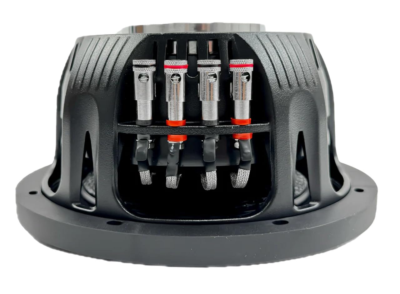 Sundown Audio 10” SML-10 D2 Shallow Mount Subwoofer – 600W RMS/1200W Peak, Dual 2 Ohm, 2.5" Aluminum VC, 14mm Xmax, Ultra-Slim Car Sub for Tight Spaces