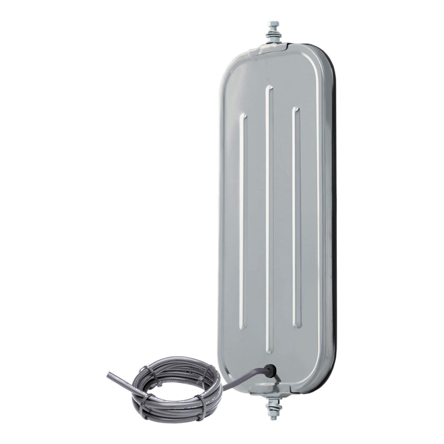 610231 Retrac 7 x 16-Inch Stainless Steel Rib-Back Heated Semi Truck West Coast Mirror Head, Universal Driver or Passenger Side