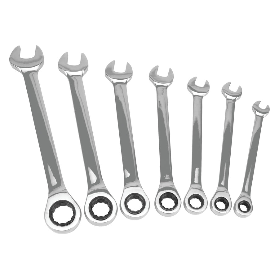 W1092 Performance Tool Metric Ratcheting Wrench Set, 7-Piece