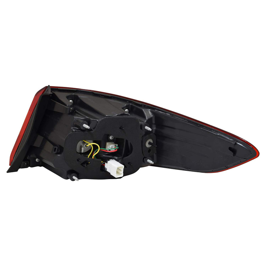 Left TYC Tail Light Assembly Compatible with 2015-2017 Hyundai Santa Fe