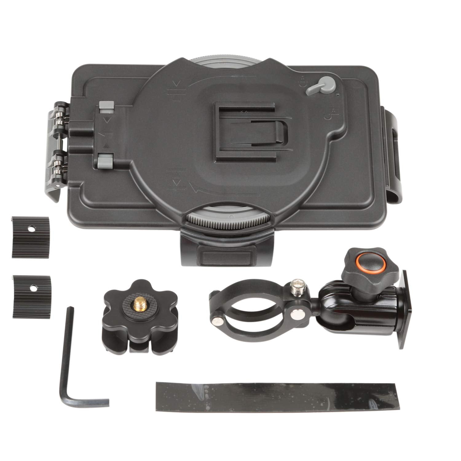 Rugged Ridge Tablet Universal Mount | Thermoplastic Olefin (TPO), Black | 13551.38 | Fits zNONE