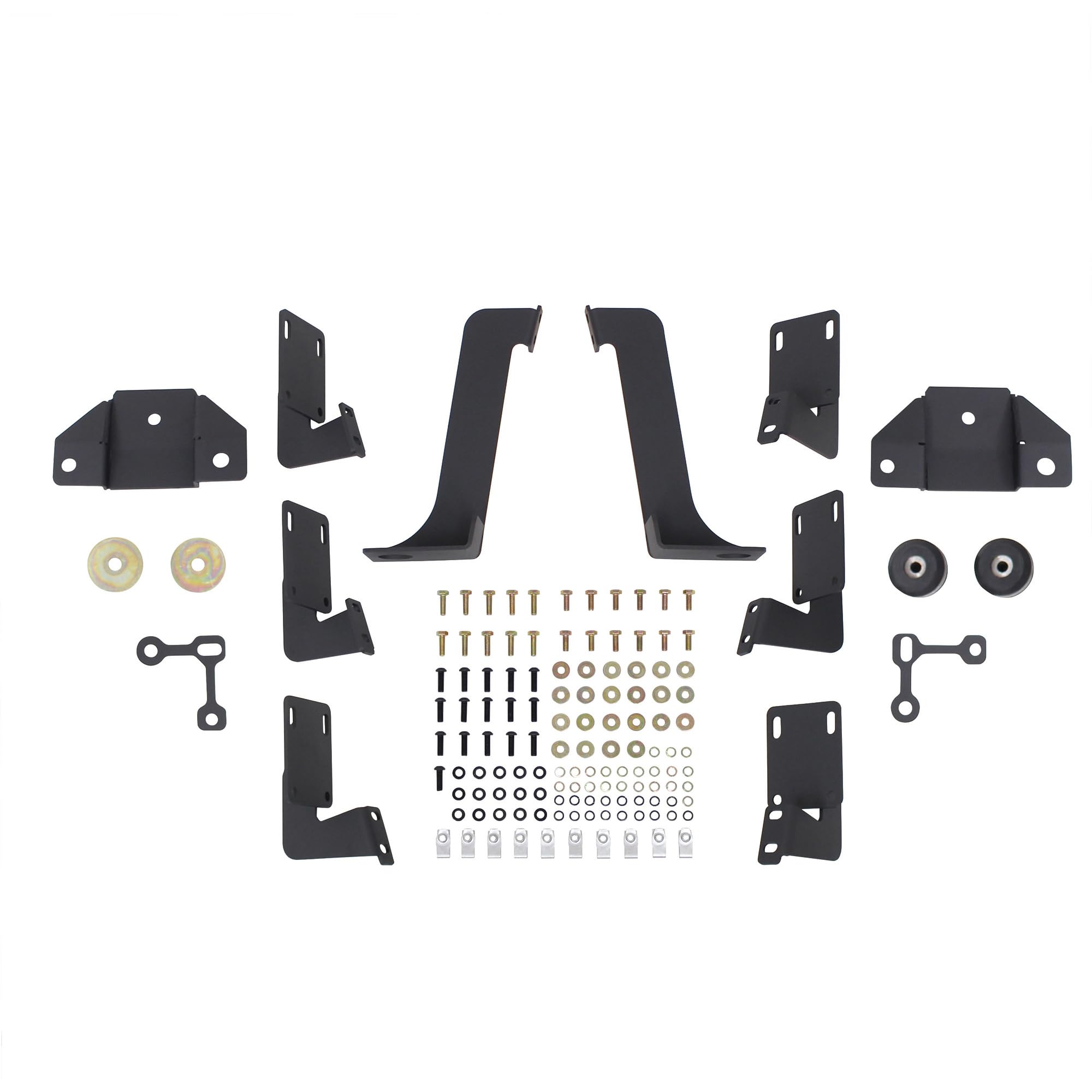 Westin HDX 56-534015 Drop Wheel to Wheel Nerf Bars fits 1999-2016 F250 F350 F450 F550 Crew Cab 6'75" Bed Textured Black Pair