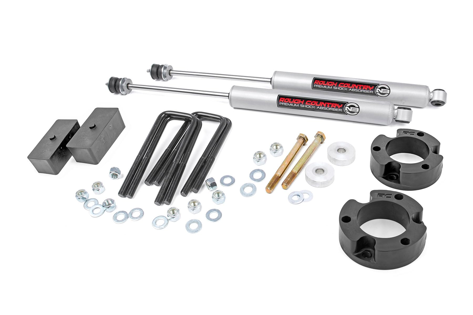 Rough Country 3" Lift Kit for 2005-2023 Toyota Tacoma w/N3 Shocks - 74530