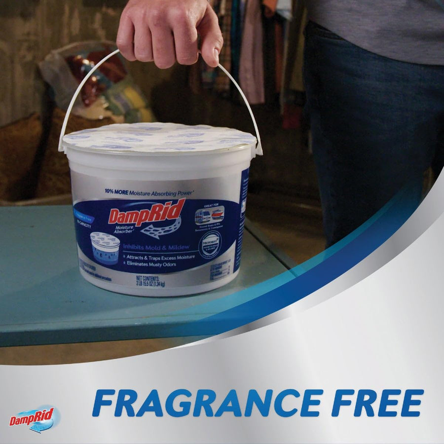 WM Barr Fg50t Damp Rid 2 Lb Frangrance Free Hi-Capacity Moisture Absorbers