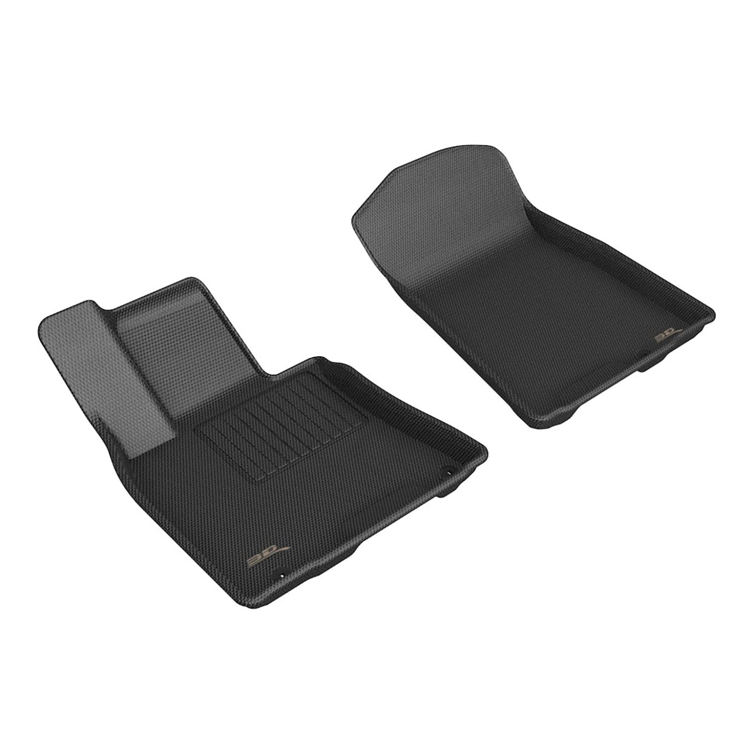Kagu 3D MAXpider Custom Fit Floor Mat (Black) Compatible with Genesis Gv70 2023-2025 - Front Row