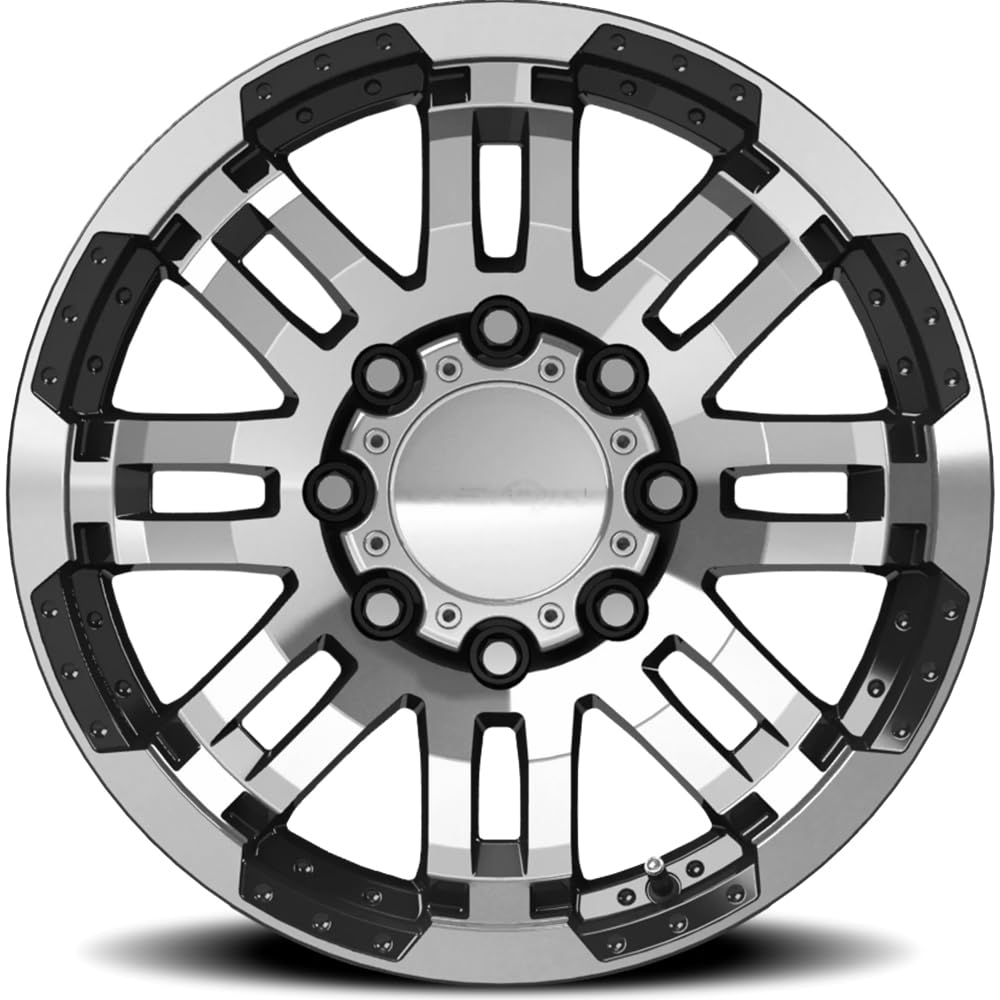 Warrior Vision 375 Gloss Black Machined Face Wheel (17x8.5"/8x170mm)