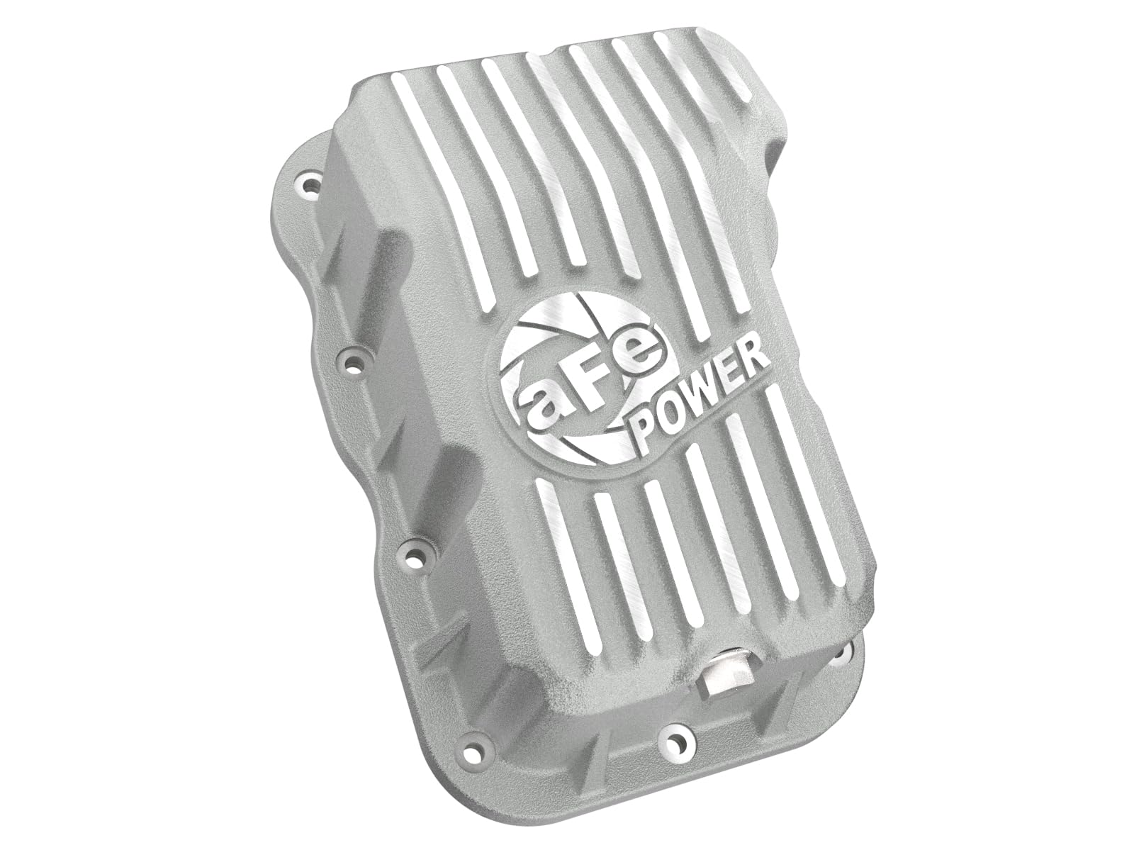 aFe Power Transmission Pan Street Series Raw w/Machined Fins Fit Jeep Wrangler (JL) 18-25 L4-2.0L (t) 46-71400A