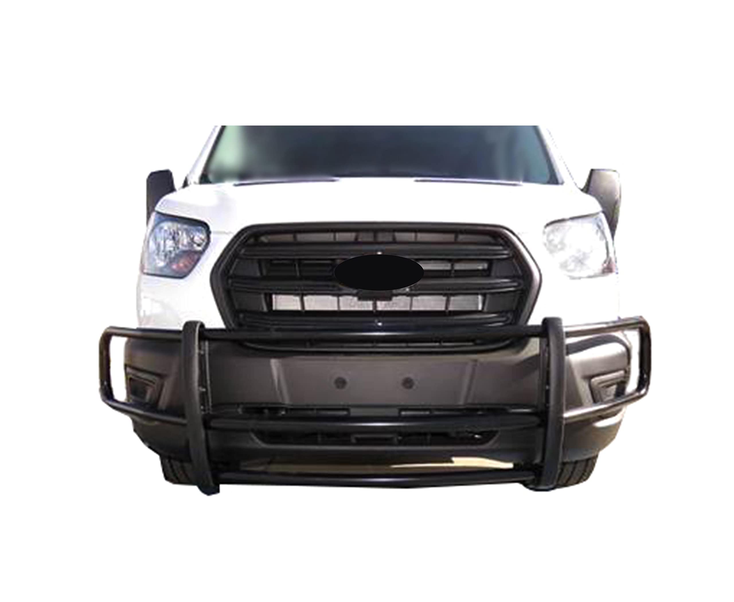 SPARTAN Black Horse Grille brush Bumper Guard Modular Black Compatible with 2020-2025 Ford Transit-150/Ford Transit-250/Ford Transit-350 2WD Full Size-17FT20MA