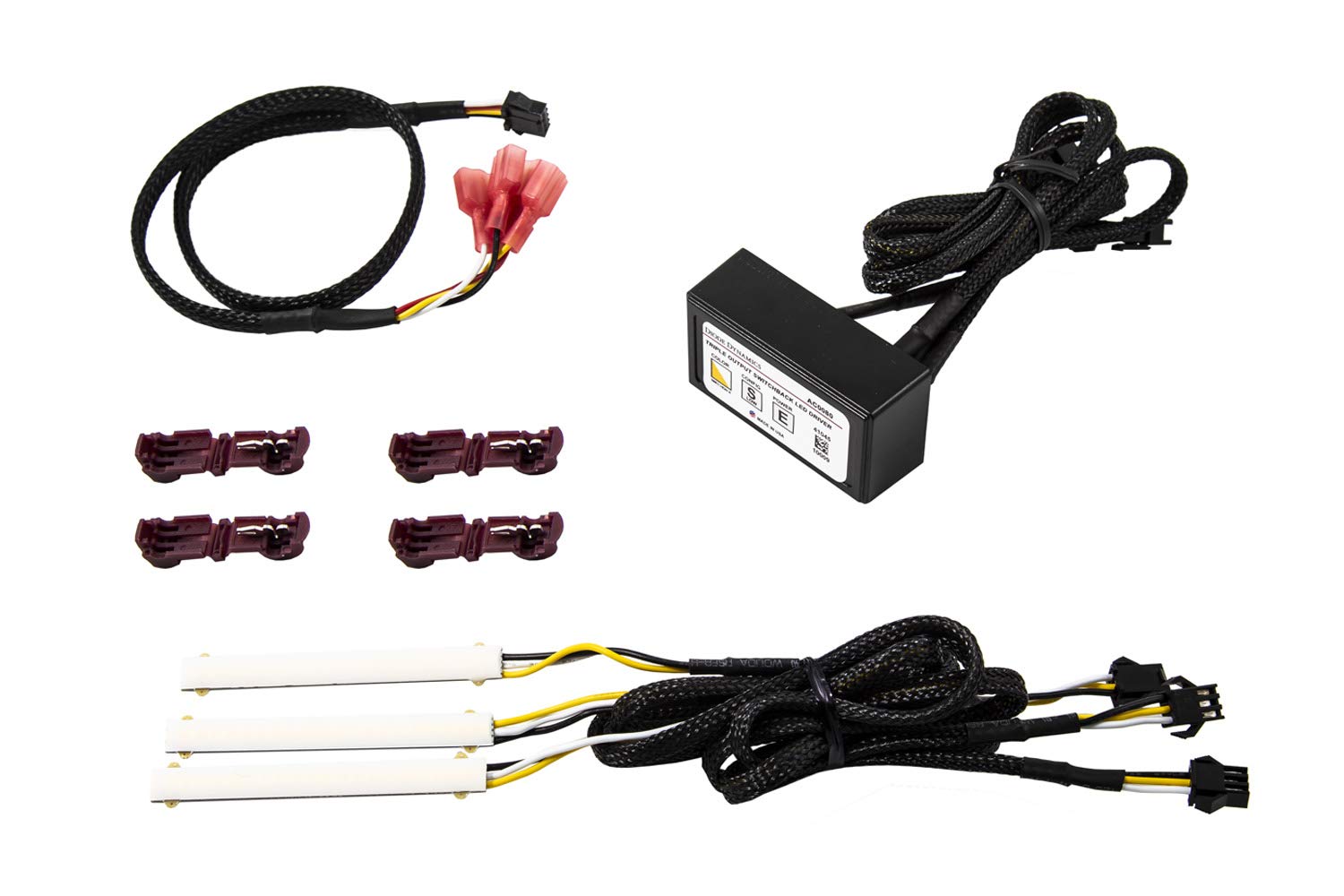 High Density LED Strip Lights Switchback Triple 3 Inch Kit Diode Dynamics