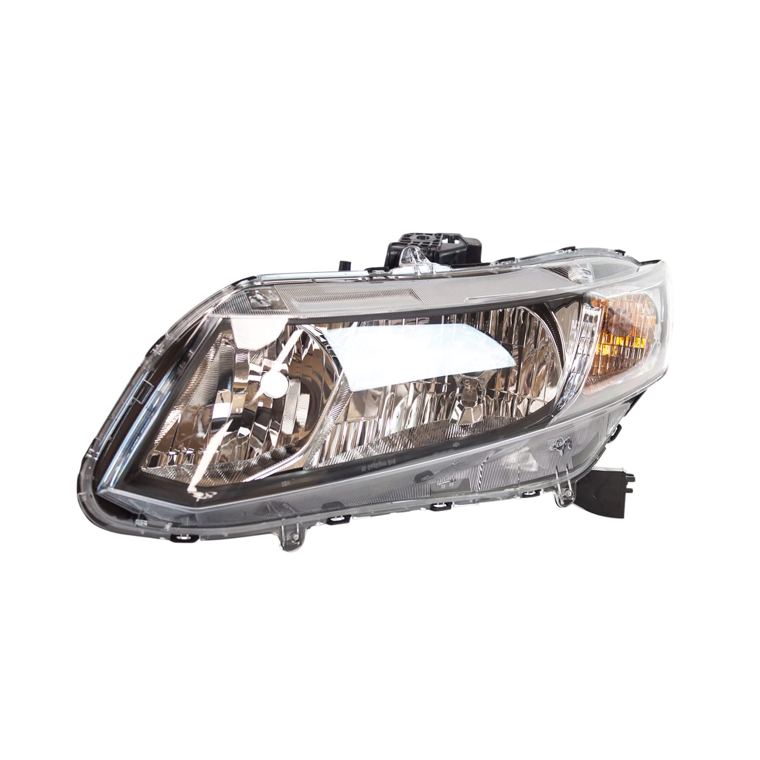 Left TYC Headlight Assembly Compatible with 2013-2015 Honda Civic