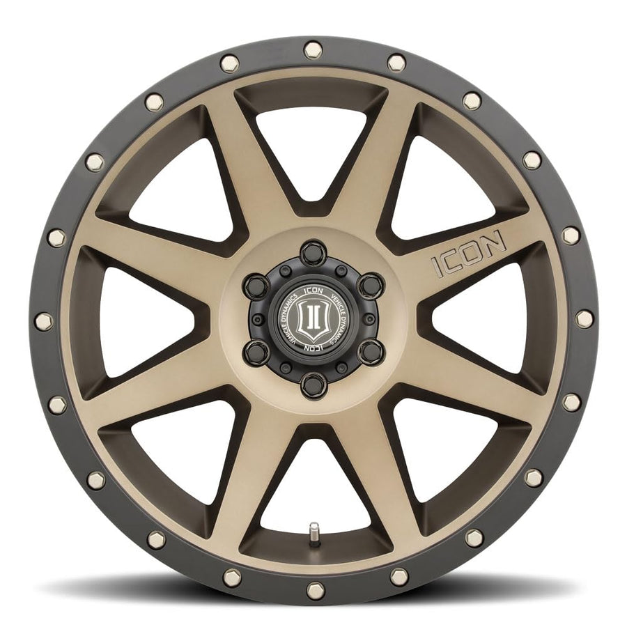 20 x 9/6 x 135 ICON Alloys Rebound, Bronze, 16mm Offset, 5.625" BS, 1820906356BR