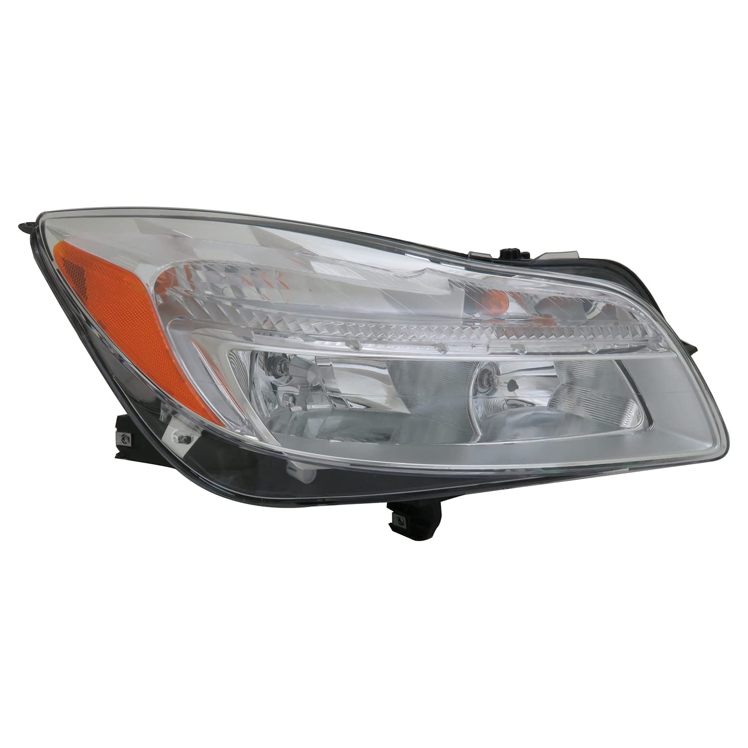 Right TYC Headlight Assembly Compatible with 2011-2013 Buick Regal