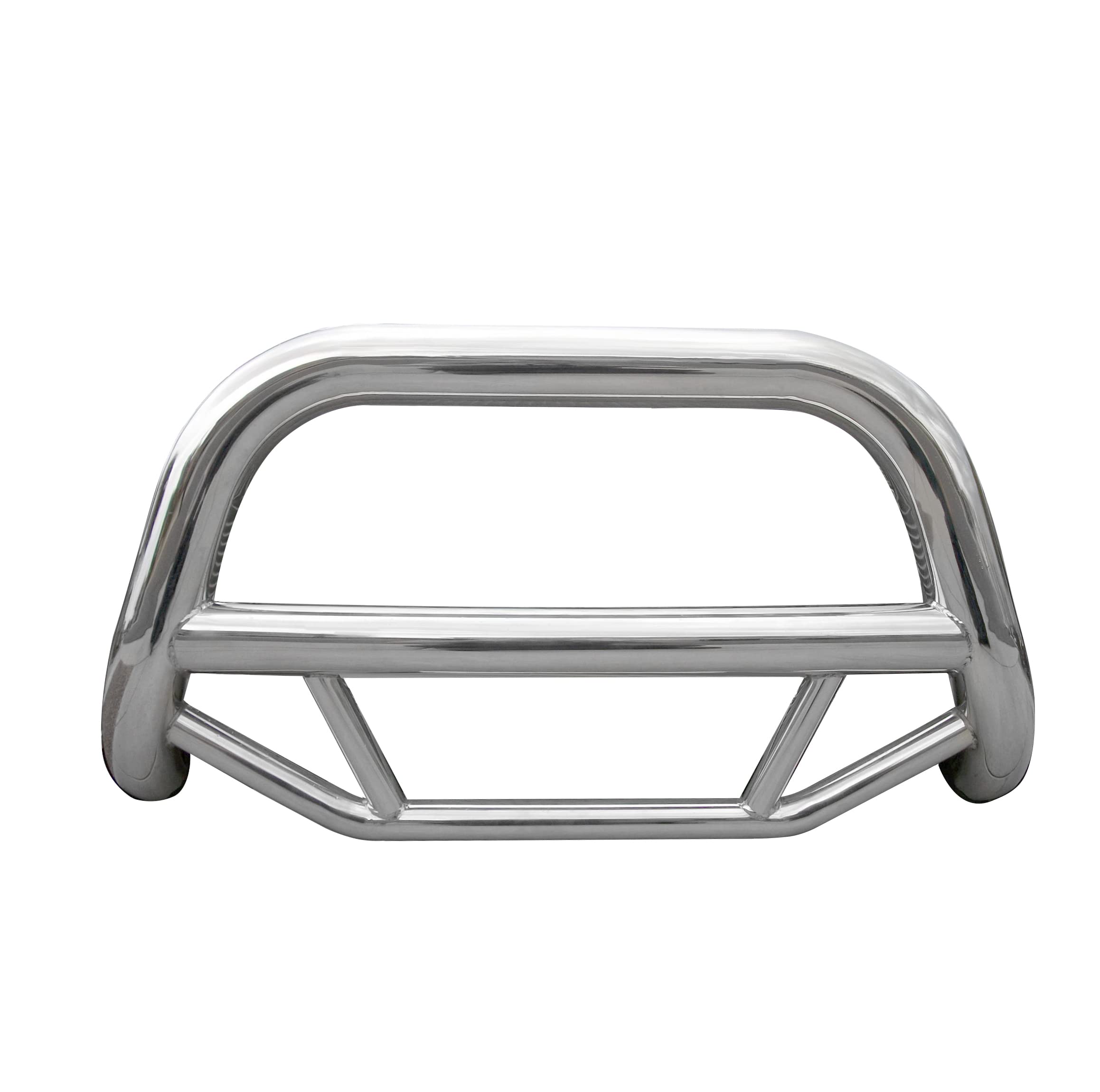Max Bull Bar Black Horse No Skid Plate Stainless Steel Compatible with 2008-2017 Jeep Patriot-MBS-JEB9001