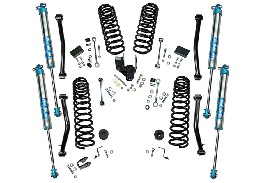 SUPERLIFT SUSPENSION RealTruck 4" Lift Kit for Jeep Wrangler JL | Complete Lift Kit with Front & Rear King 2.0 Series Shocks and Lower Link Arms | K186KG | Fits 2018-2023 Jeep Wrangler JL 2 Door