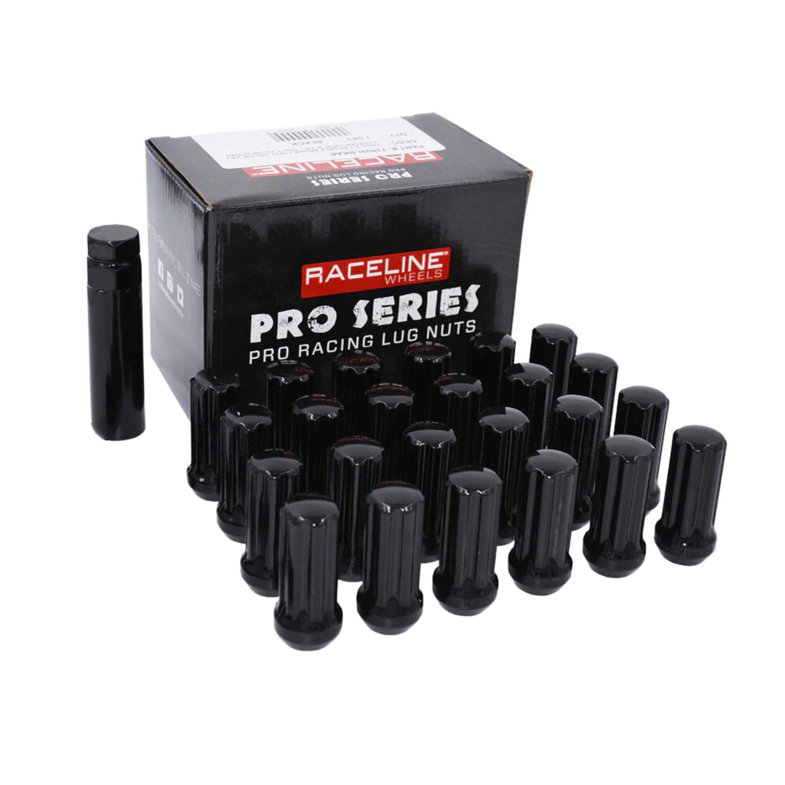 XL Duplex 14X1.50 Black Spline 8 Lug KIT NO VALVES