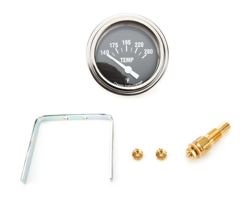 Hot Rod Classic Instruments HR226SLF-02 2 5/8 in Water Temperature Gauge 1/8