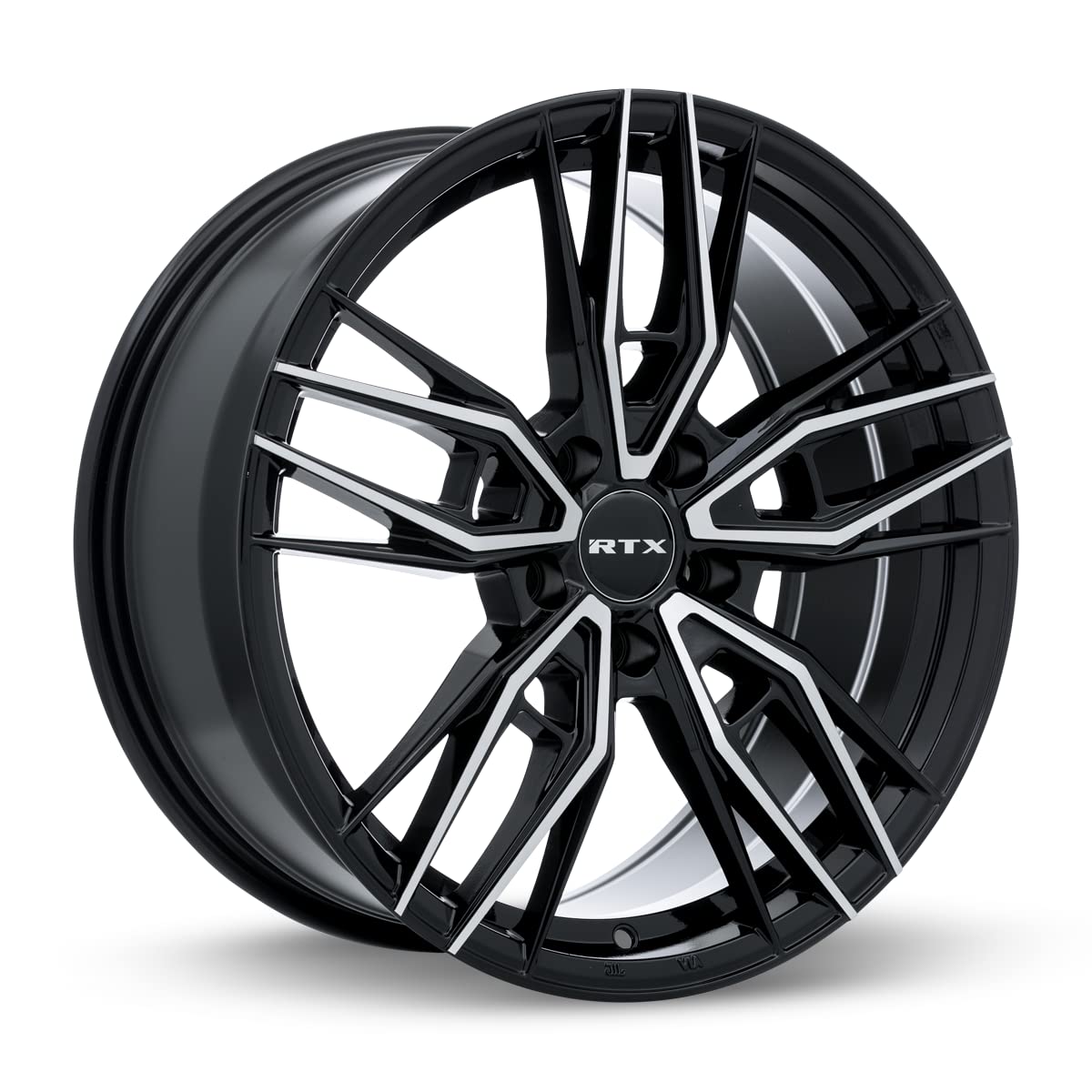 083047 • RTX® Scepter • Gloss Black Machined • 17x7.5 5x114.3 ET40 CB73.1