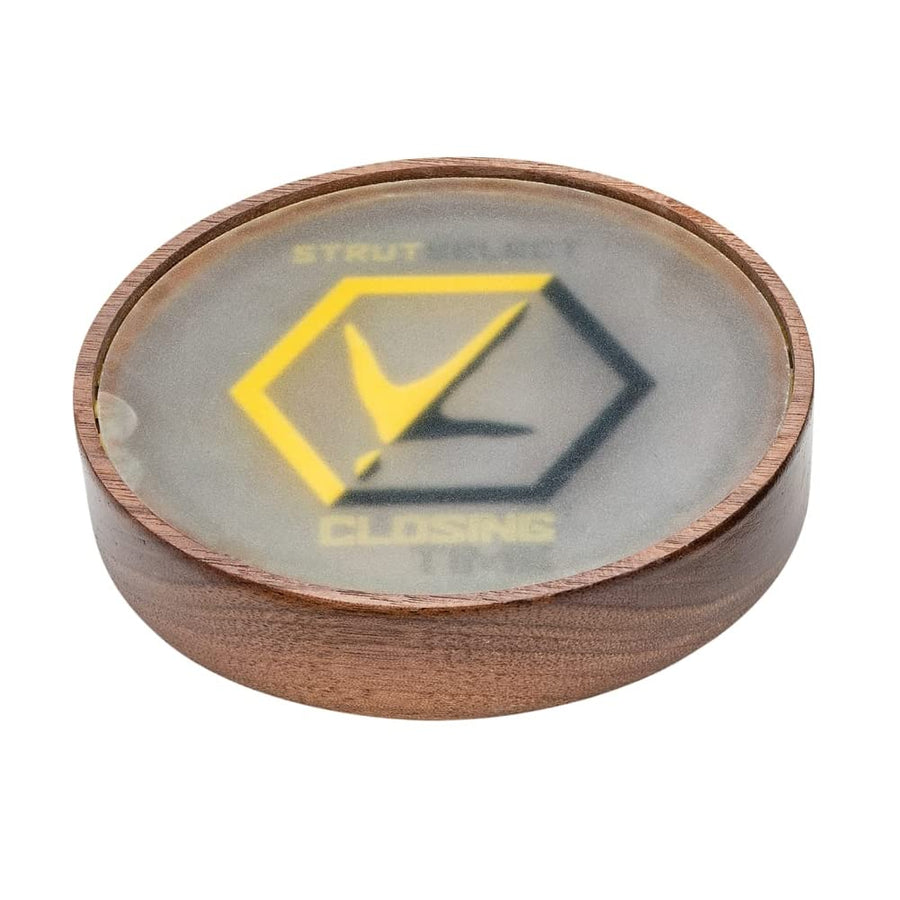 Hunters Specialties Select HS Strut Closing Time American Kiln-Dried Walnut Wood Turkey Pot Call, Slate Surface