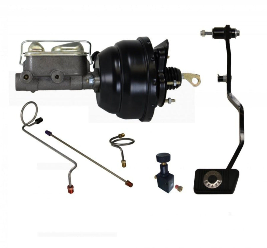 Power Disc Brake Conversion LEED BRAKES 1970 Mustang With Manual Transmission - 4Piston