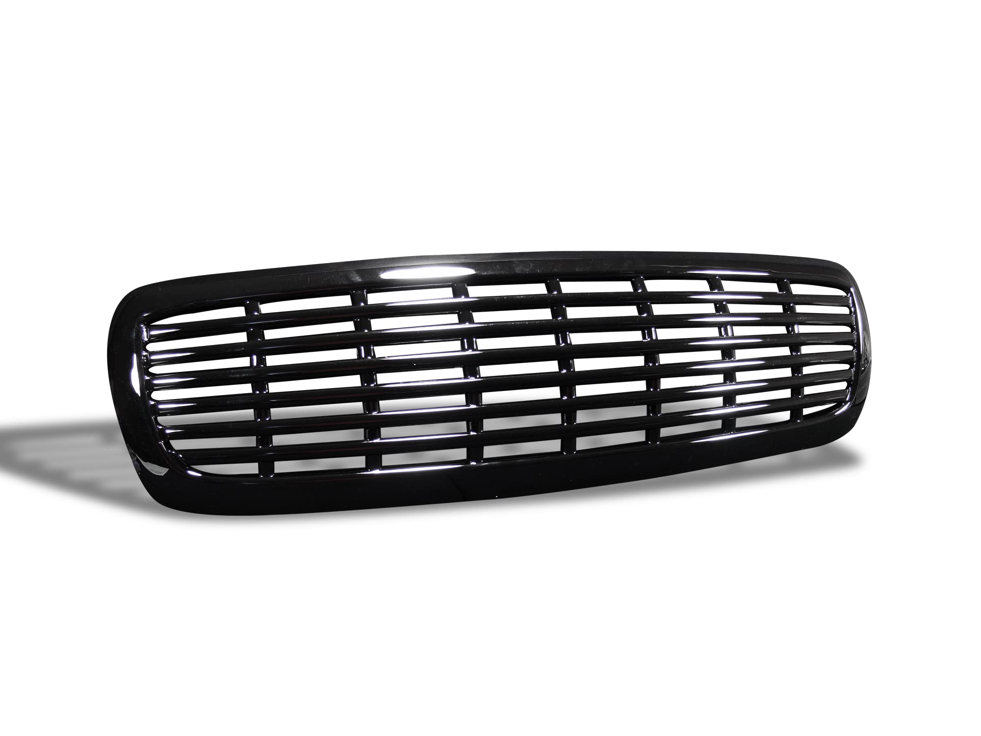 7147737 Armordillo USA Horizontal Front Grill Grille - Gloss Black Fits 1997-2003 Dodge Durango