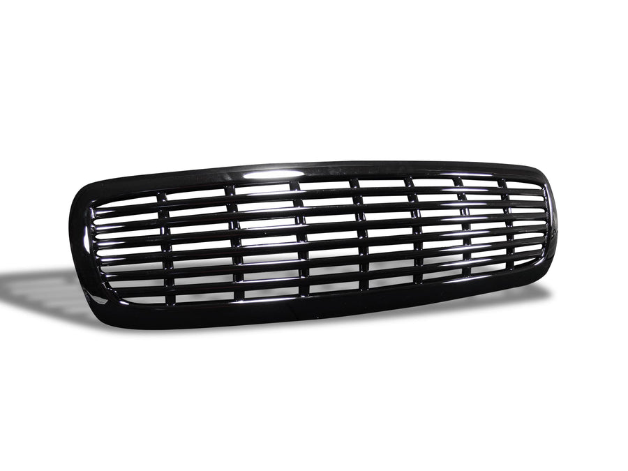 7147737 Armordillo USA Horizontal Front Grill Grille - Gloss Black Fits 1997-2003 Dodge Durango