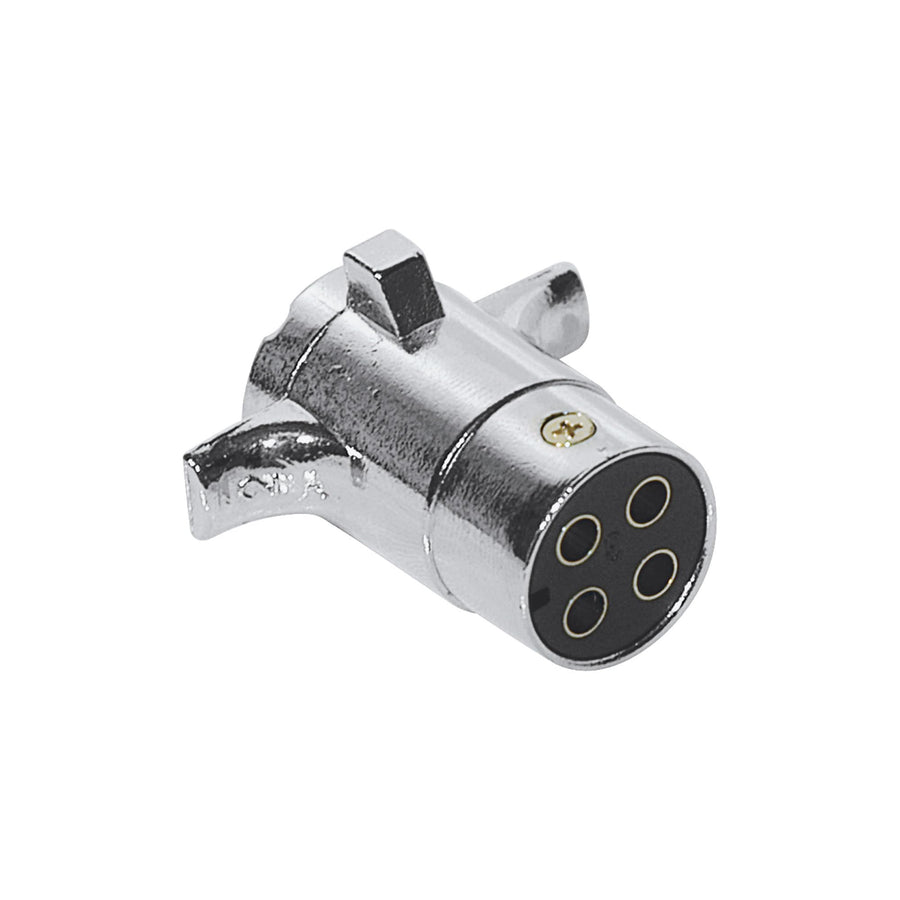 4-Pole Round Trailer Wiring Connector Hopkins Towing Solutions - Trailer Side