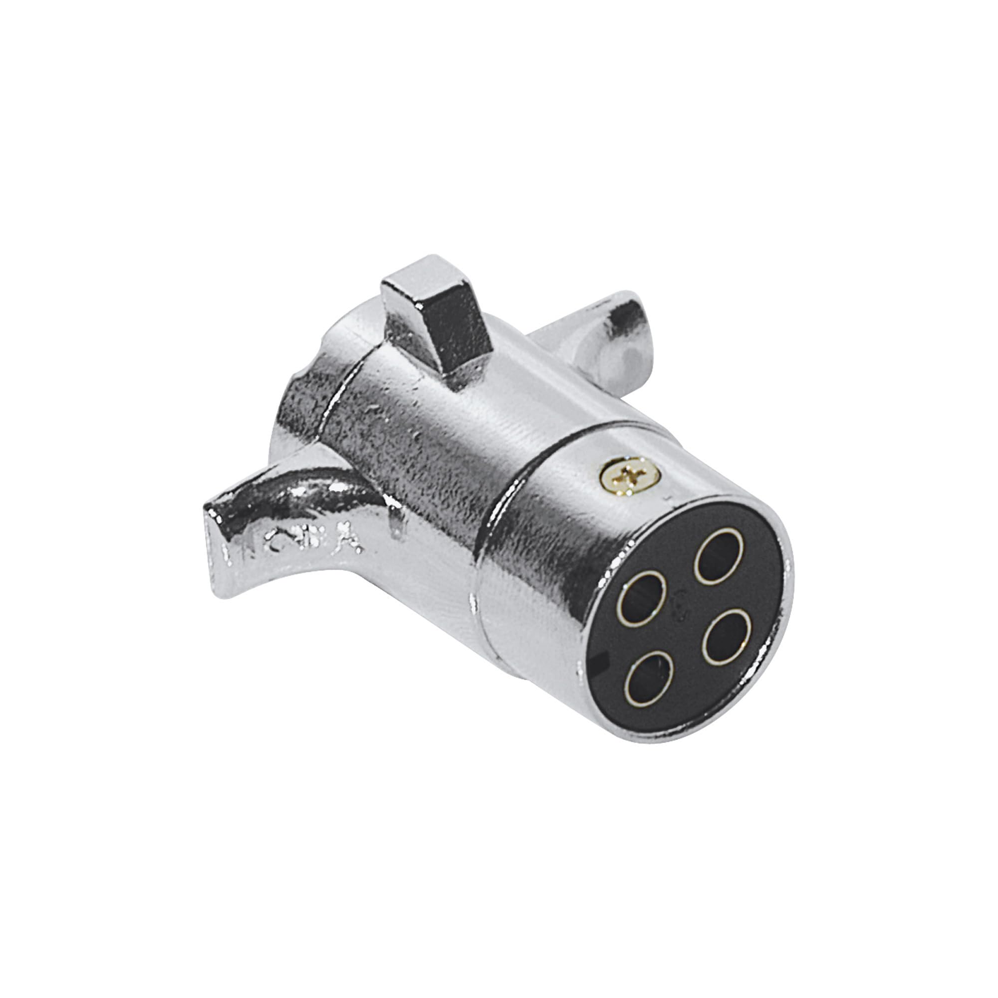 4-Pole Round Trailer Wiring Connector Hopkins Towing Solutions - Trailer Side