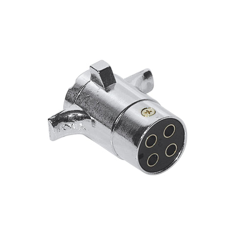 4-Pole Round Trailer Wiring Connector Hopkins Towing Solutions - Trailer Side