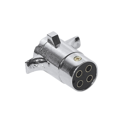 4-Pole Round Trailer Wiring Connector Hopkins Towing Solutions - Trailer Side