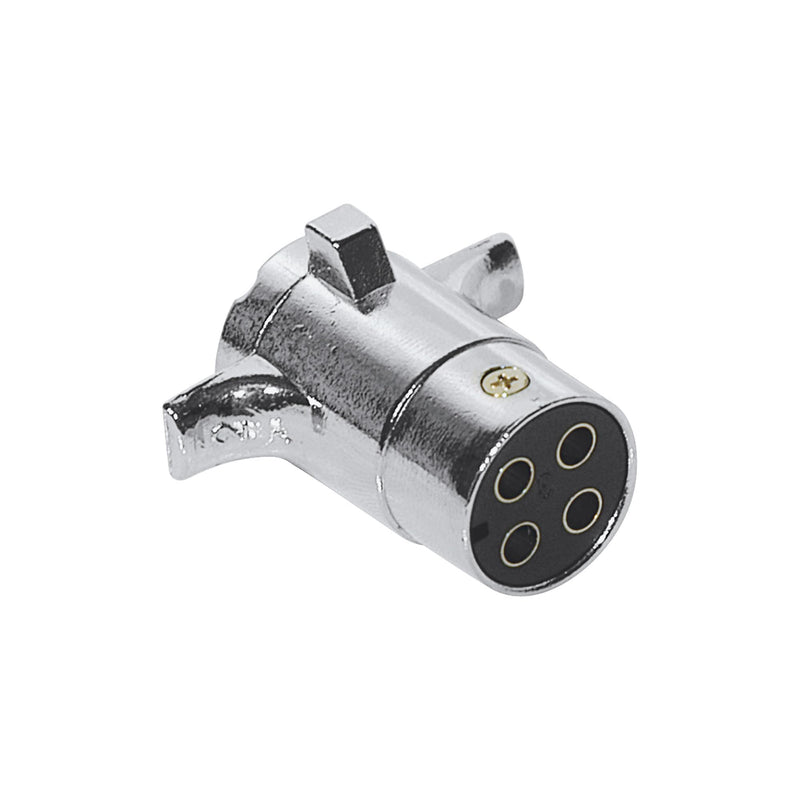 4-Pole Round Trailer Wiring Connector Hopkins Towing Solutions - Trailer Side