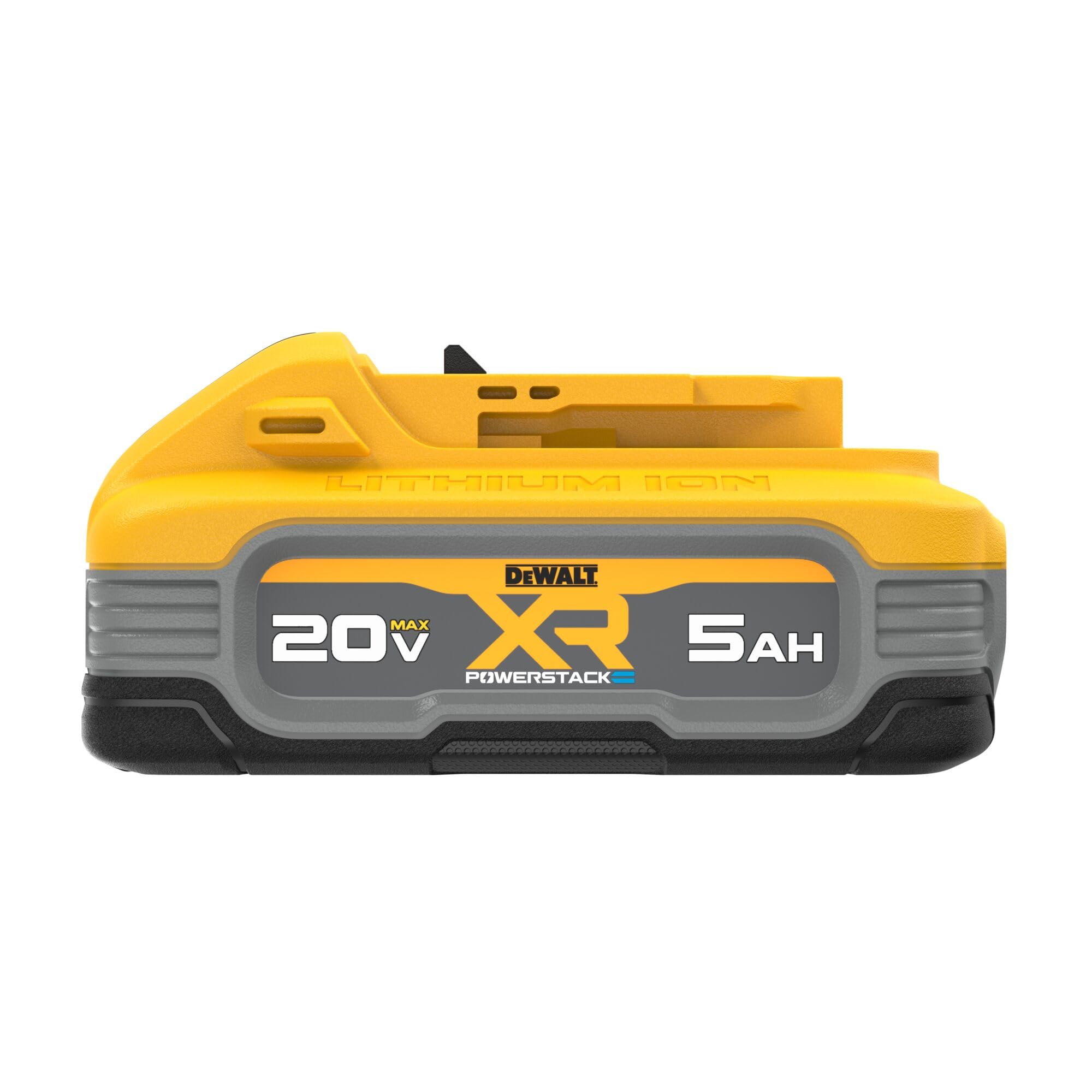 DEWALT POWERSTACK 20V MAX Battery, More Power More Compact, Rechargeable 5Ah Lithium Ion Battery (DCBP520)