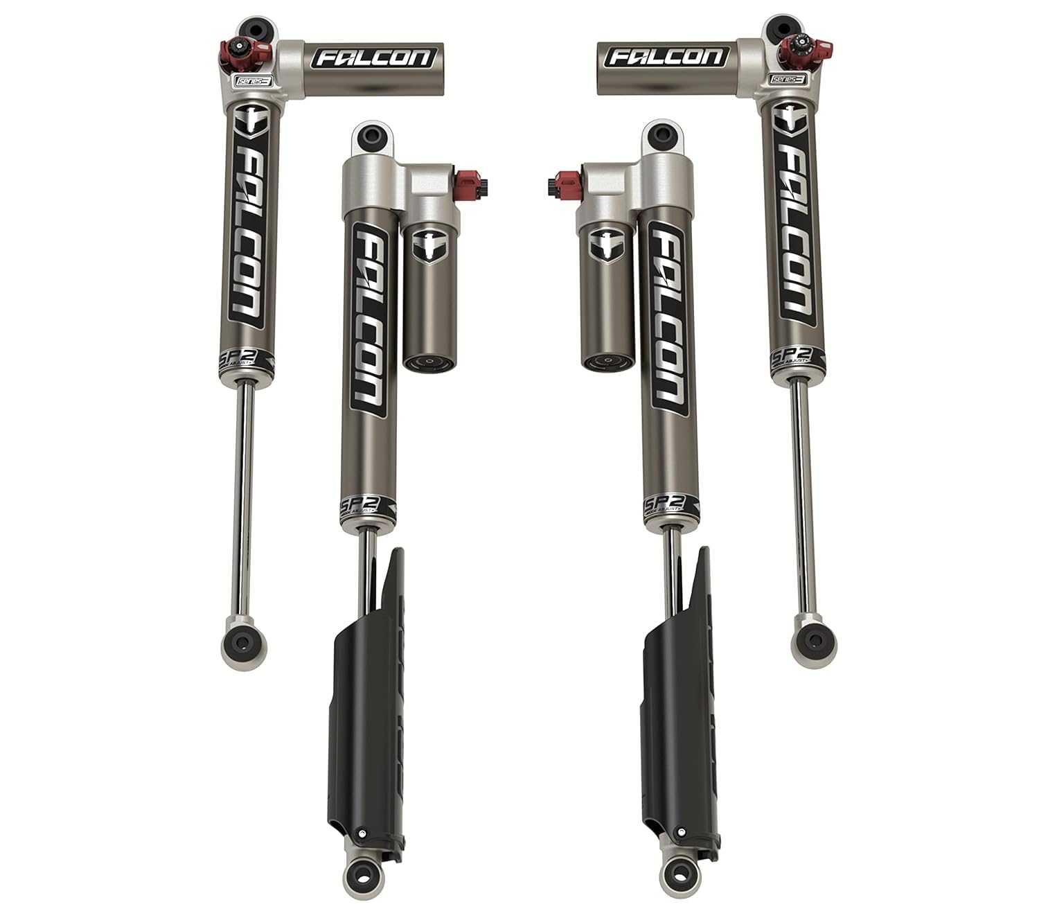 Falcon JT SP2 3.3 Fast Adjust Piggyback Shocks (3.5-4.5” Lift)