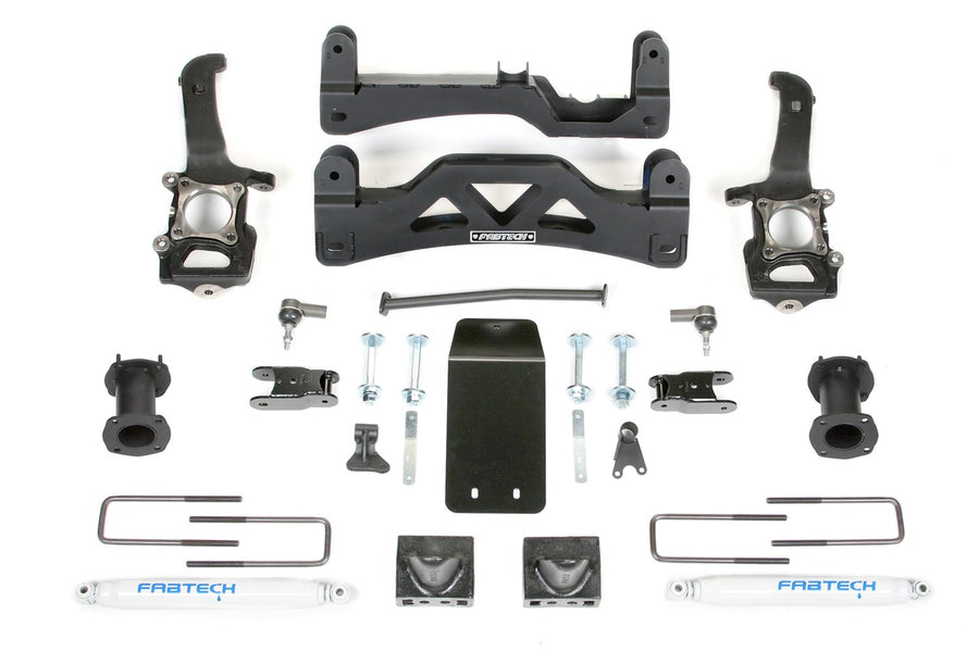 Fabtech K2188 Lift System Basic w/Shocks w/Performance Shocks 6 in. Lift System w/Shocks