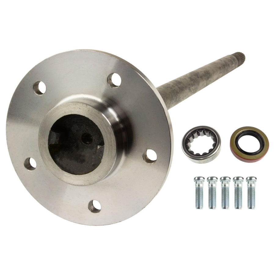 EXCel Axle Shaft Assembly Drive For GM 7.625" (10 Bolt); 30" Overall Length; 5 X 5 Lug Pattern; 28 Spline; Includes Bearing, Seal And Studs